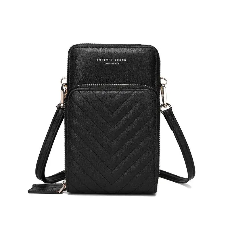 

Women's Crossbody Phone Bags Ladies PU Luxury Purses and Handbags Mini Messenger Shoulder Bag Card Holder Clutch Wallet Purse