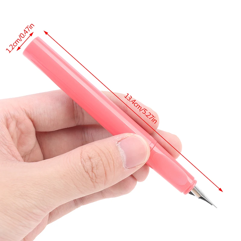 

EF 519 Fountain Pen Fashion Popular Plastic Colorful Classic Business Gift Ink Pen Beautiful Student Gift Pen Leaf Clip