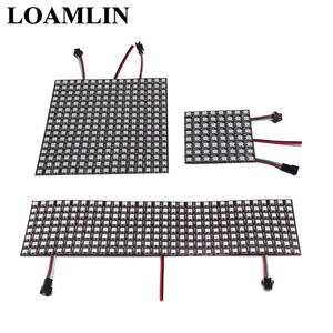 Цифровая Гибкая Светодиодная панель WS2812 WS2812B 8*8 16*16 8*32 Pxiels,WS2812 индивидуально Адресуемая RGB полноцветная мечта DC5V