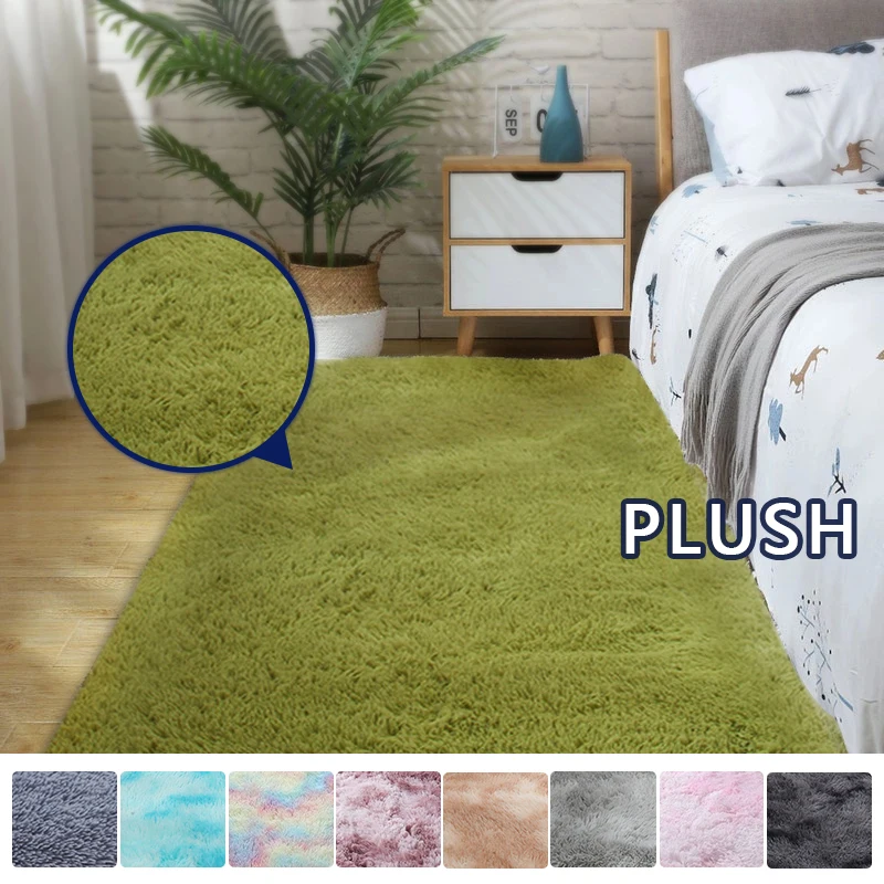 

Modern Home Fluffy Balcony 2022 Latest Bedroom Rugs Non Slip Fashion Thicken Nordic Trendy Washable