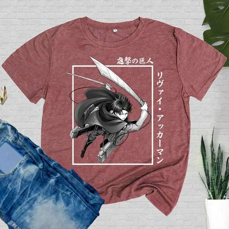 Футболка женская с принтом атака на Титанов | Женская одежда