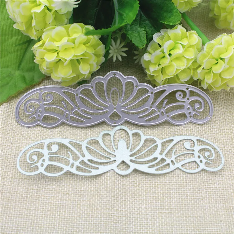 

Metal Cutting Die of Lotus Lace Scrapbooking Mold Paper DIY Card Postcard Handmade Craft Stencil Album Handcraft Embossing Mould