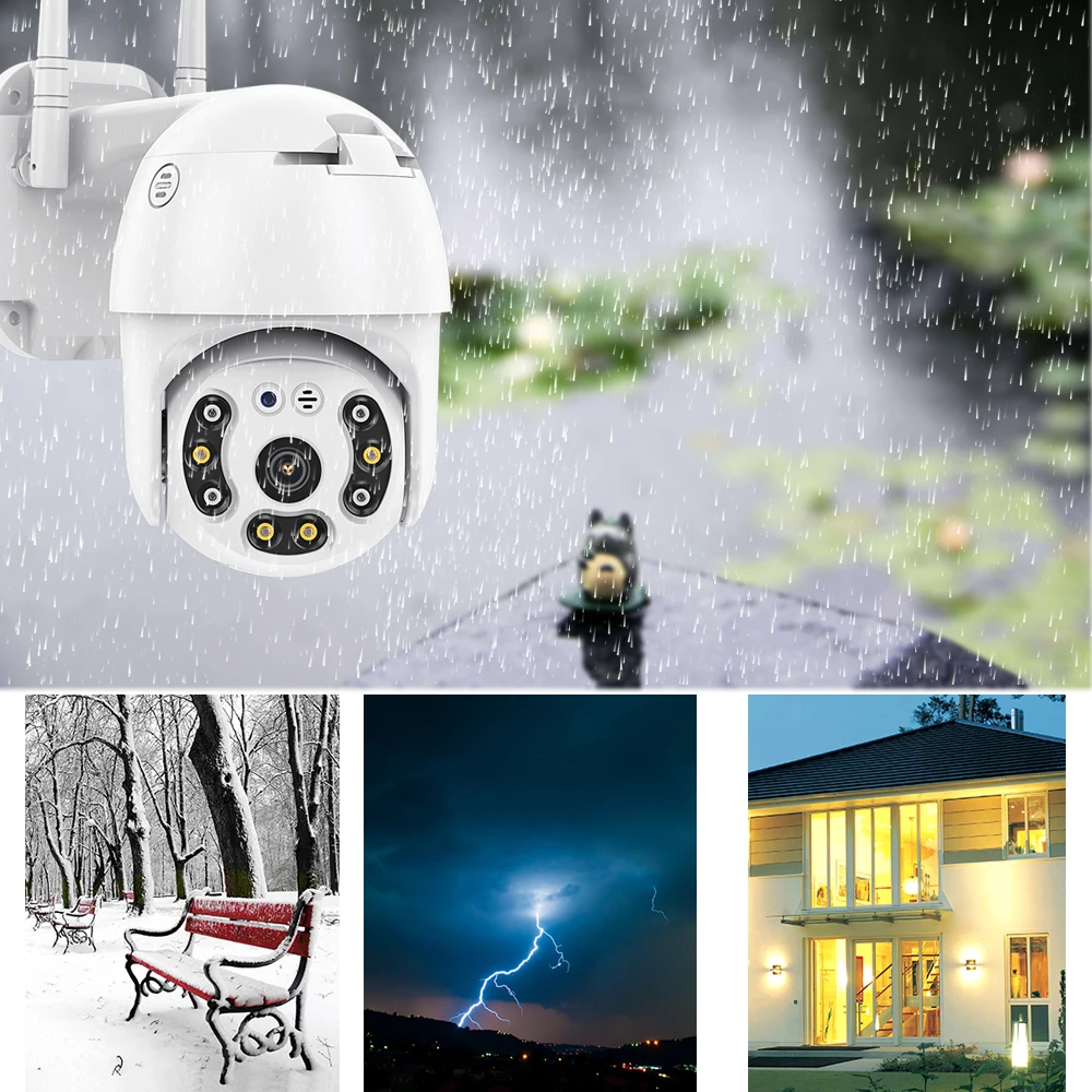 INQMEGA 4G SIM CCTV wifi камера безопасности 1080P HD IP PTZ наружный монитор полушария H.265X SD