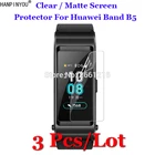 3 шт.лот для Huawei TalkBand B5 Talk Band B5 Wristband HD ClearАнтибликовая матовая защитная пленка для экрана с защитой от царапин