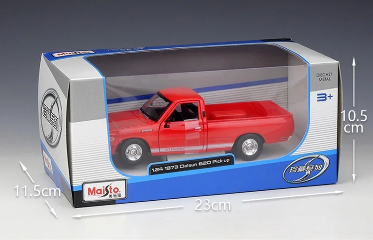 1:24 Maisto 1973 Datsun 620 пикап красный 1971 510 желтый | Игрушки и хобби