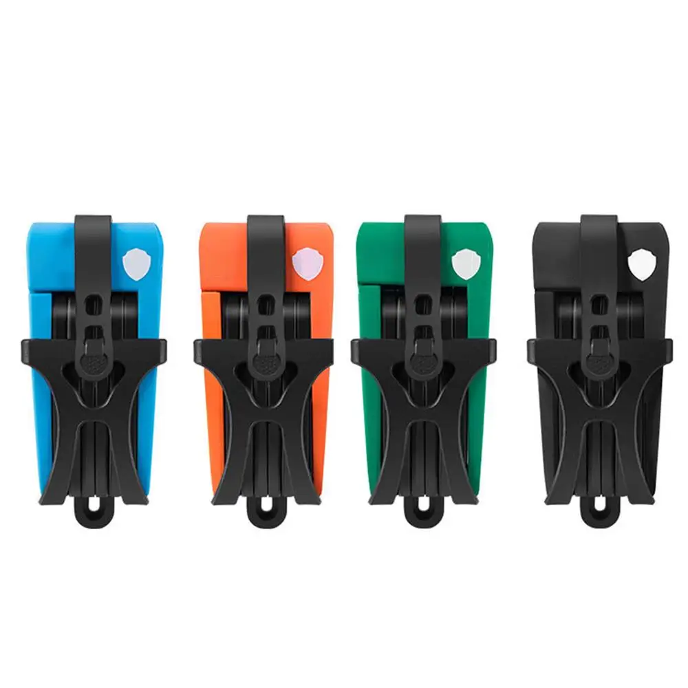 

Heavy Duty Folding Bike Lock Anti-Theft Lock Iron Outdoor Travel Keys Cycling Bike Lock with Mounting Bracket Bikes Chain Fold
