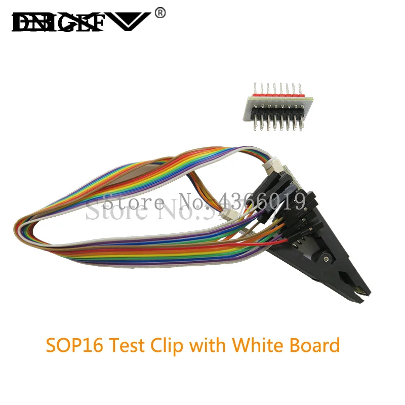 Зажим для тестирования программатора SOP16 SOP SOIC 16soic16 Pin IC тестовый зажим К DIP8