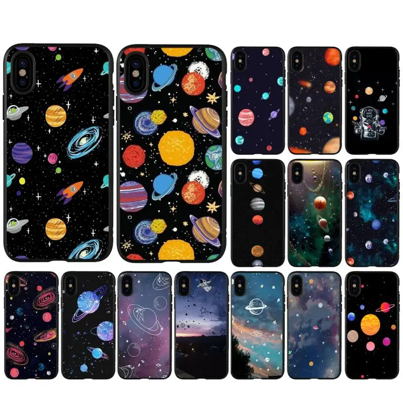 Силиконовый чехол Babaite Art cartoon space planet для huawei p20 pro p smart plus honor 7a 8 8x9 lite 10 Мобильный