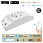 Умный выключатель для Homekit Smart Lifetuya APP, 10 А, Wi-Fi, дистанционное управление, термостаты, лампы, водонагреватели, кофеварки, вентиляторы