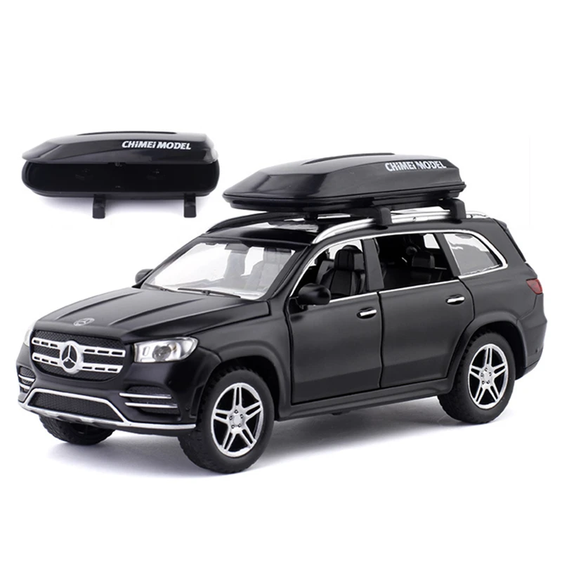 

1:32 Scale CHI MEI GLS580 Alloy Simulation Car Model Five-Doors Toy Car With Roof Pull Back Boy Collection Gift 4S Shop Gift Car