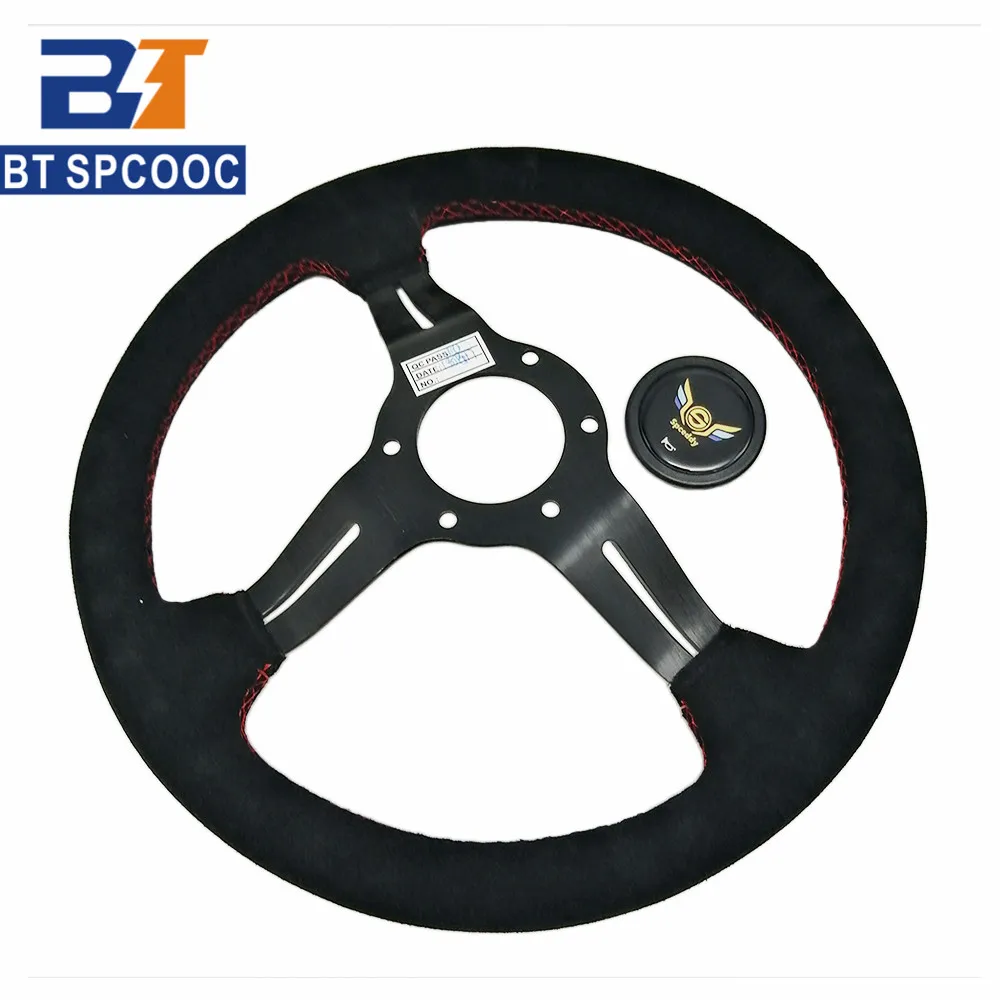 Универсальный автомобильный/гоночный спортивный руль 13 дюймов 330 мм черный