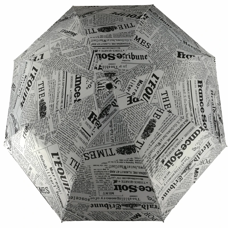 Модный винтажный Зонт с черным покрытием в европейском и американском стиле