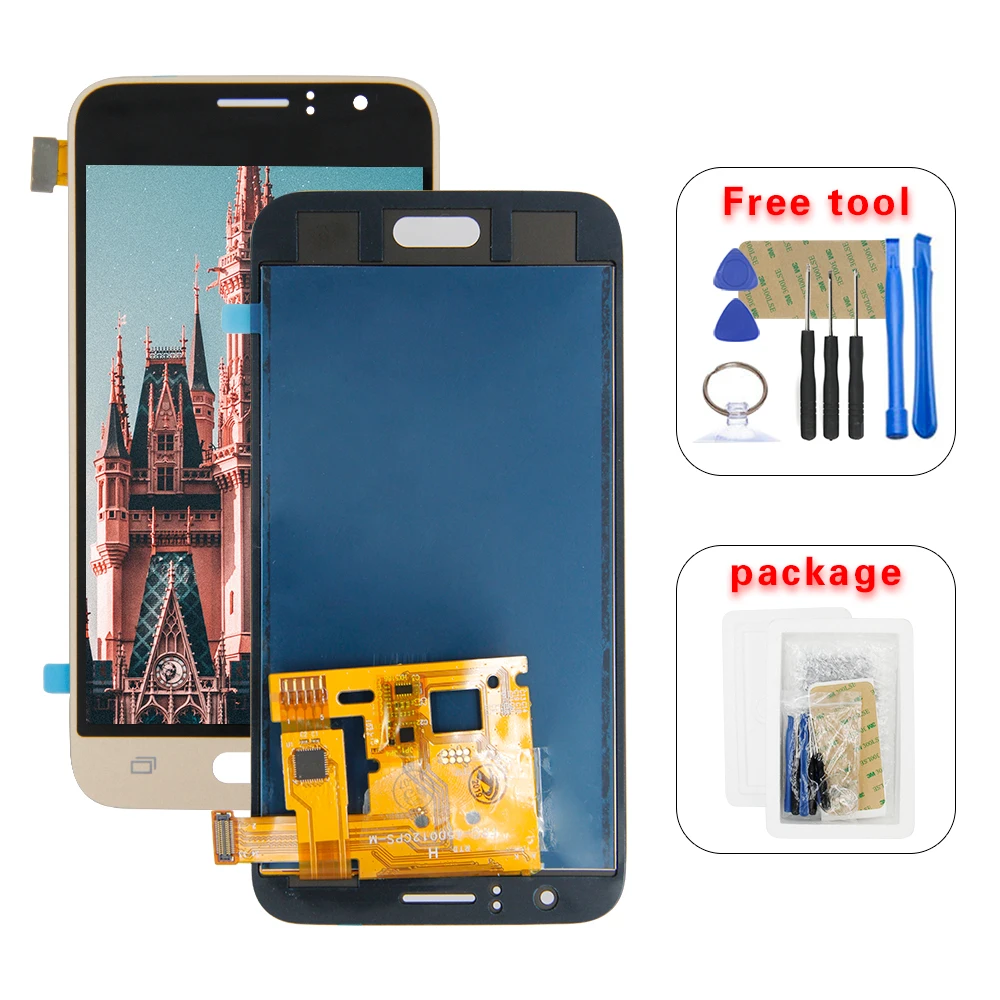 Для Samsung Galaxy J1 2016 LCD J120 SM J120F J120M J120H J120G ЖК-дисплей панель сенсорный экран дигитайзер