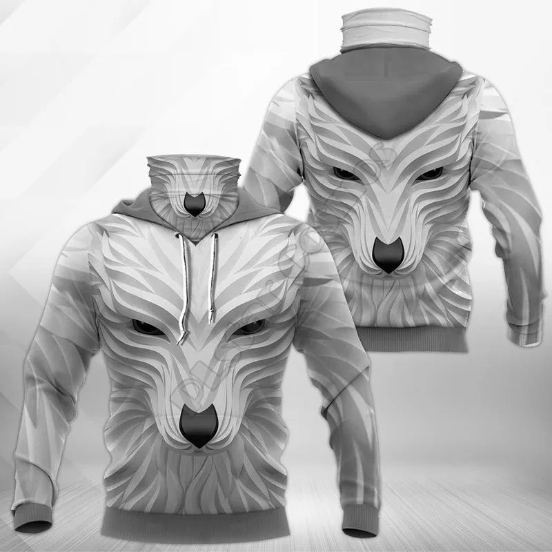 

Wolf 3D Printed Hoodies Harajuku Fashion Sweatshirt Women Men Casual Pullover Funny Animal Hoodie Mask Warm Drop Shipping