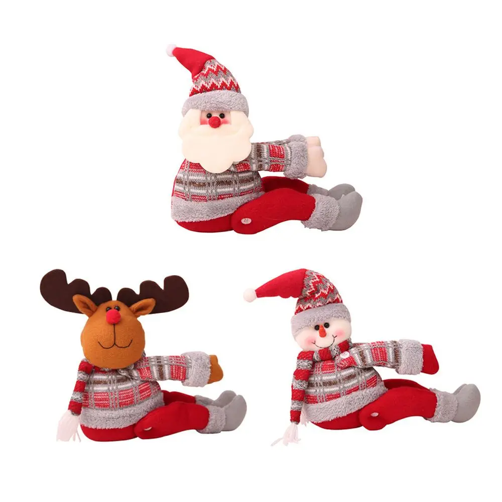 Рождество 2020 Санта Клаус снеговик лось занавес Tieback с пряжкой держатель крючок