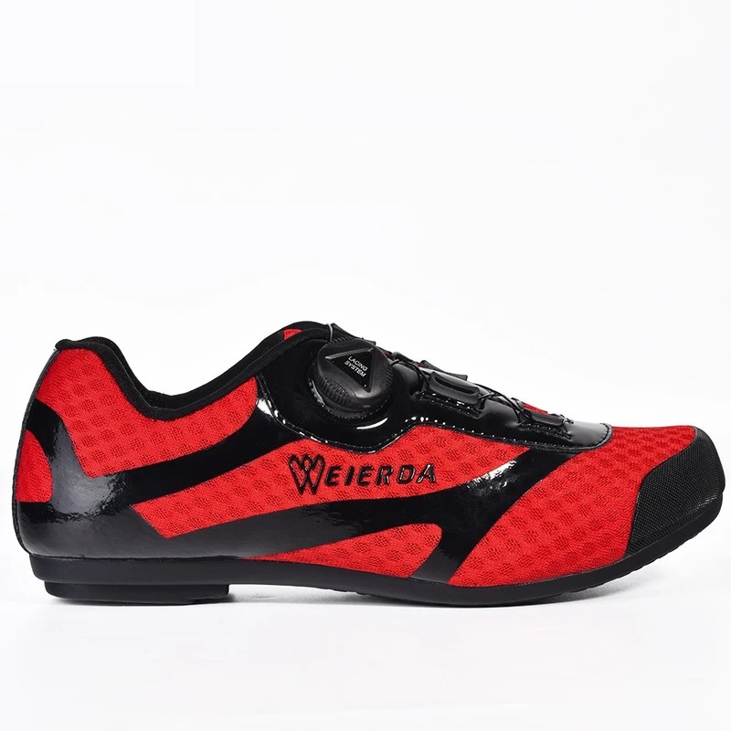 Кроссовки велосипедные брендовые дышащие без застежки на резиновой подошве для