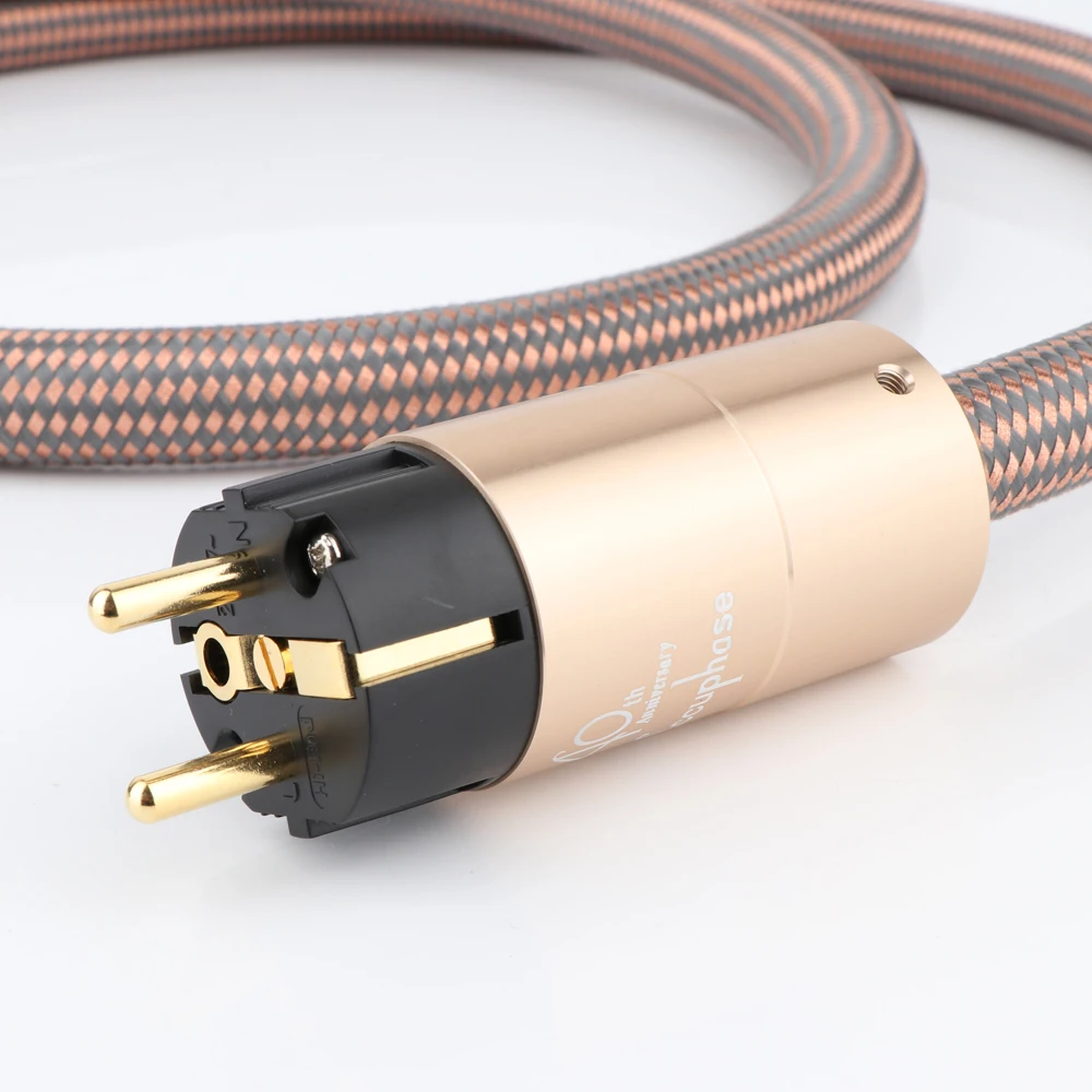 hi end accuphase us hifi power cable schuko mains power cord eu power plug cable for cd amplifer 1 5m free global shipping