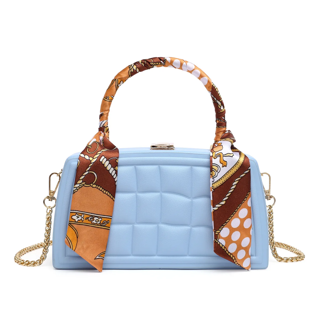 

Women's Crossbody Bag Ribbon Handbag Female Luxury Designer Shoulder Messenger Bags High Quality Square Tote Box Mini Suitcase