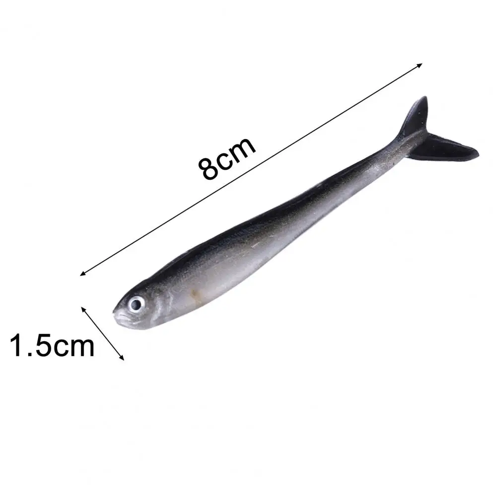 

10Pcs 8cm 2g Soft Baits Dual Color Attractive Durable Loach Fishing Lure for Fishing Enthusiast Fishing Lures pesca