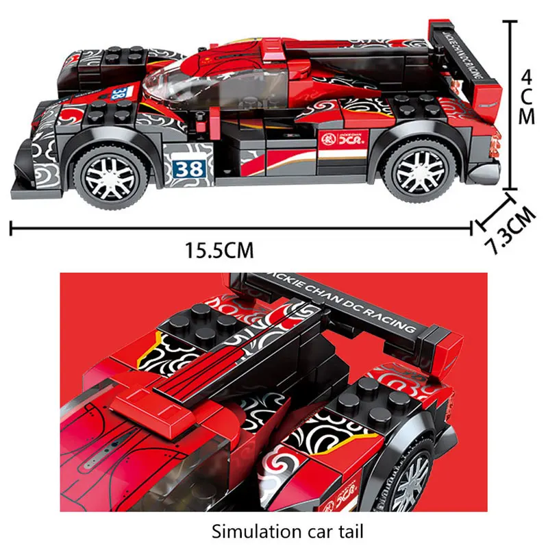 

SEMBO City Technic Pull Back Super Creator Racing Car Vehicle 3D Model Building Blocks Kit DIY Mini Diamond Bricks Toys for Kids