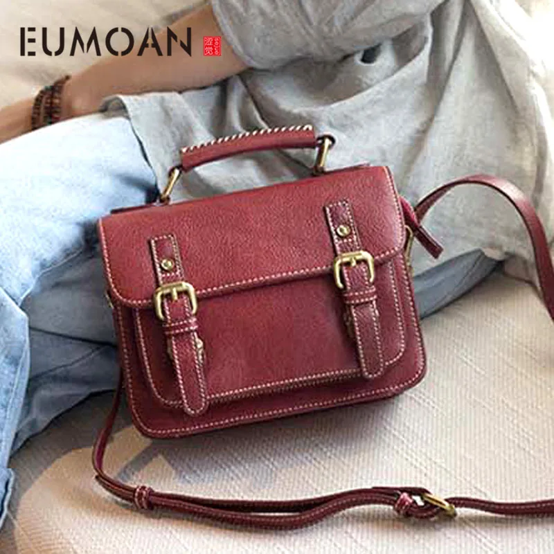Новая Оригинальная сумка-мессенджер EUMOAN повседневная Сумочка на плечо в стиле