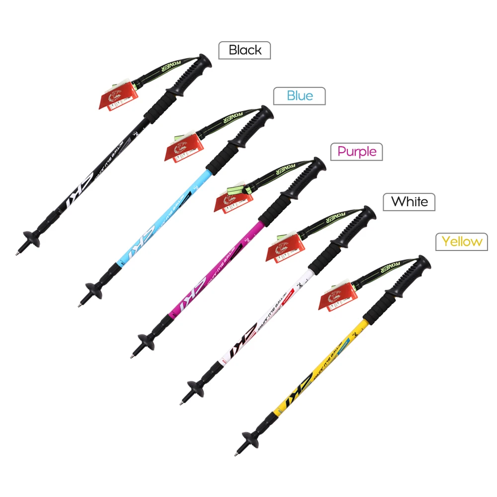 Противоударные скандинавские трости для ходьбы телескопические Трекинговые