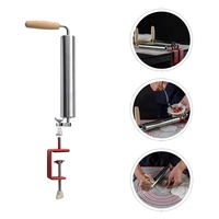 stainless steel labor saving non stick rolling pin dumpling skin maker pizza pasta dough roller baking accessories tools