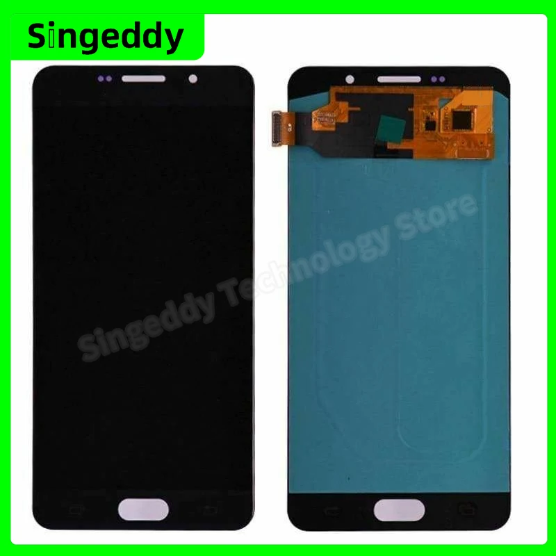 

A710 LCD Display For Samsung Galaxy A7 2016 Touch Screen Digitizer Sensor Assembly Complete Replacemet A710F A710M A7100 5.5inch