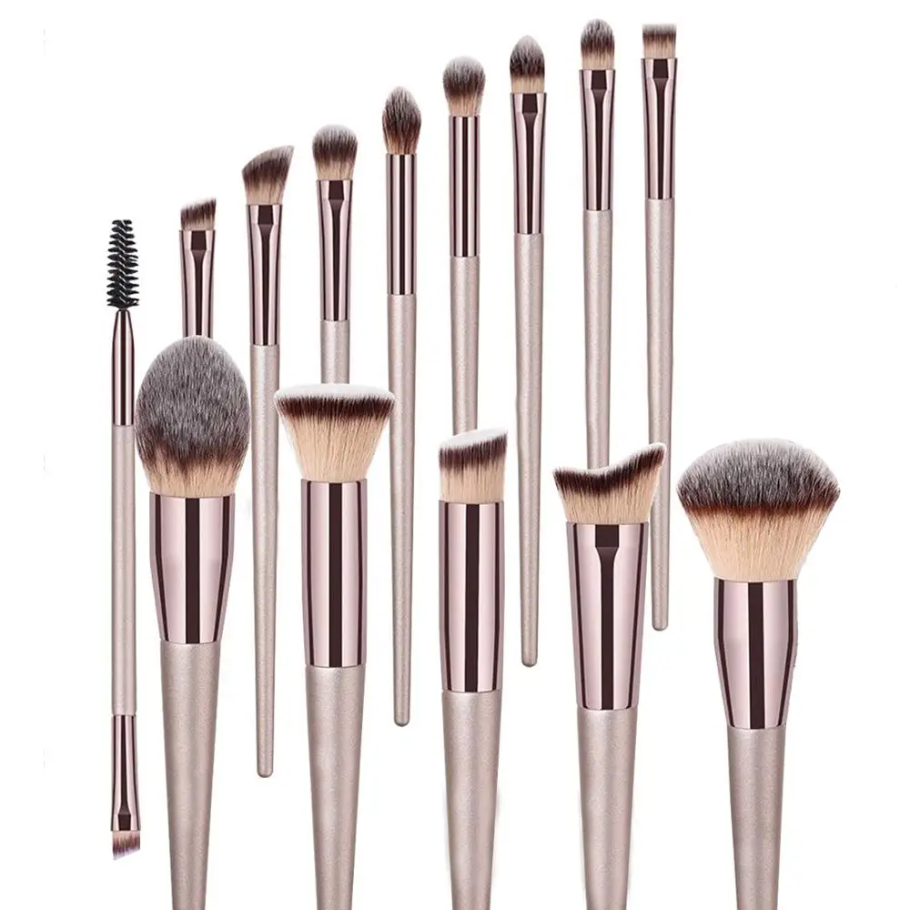 Набор кистей для макияжа с конической ручкой профессиональный набор