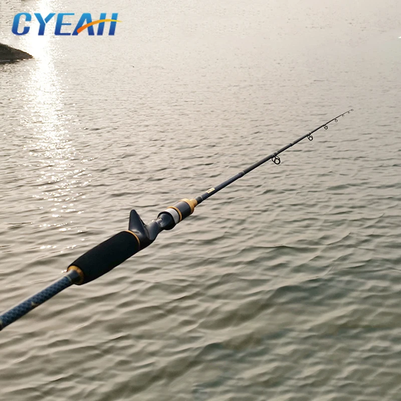 

Удочка CYEAH для приманки, 2 секции, M Power, 1,8 м, спиннинг из углеродного волокна, 10-20 фунтов, рыболовные снасти