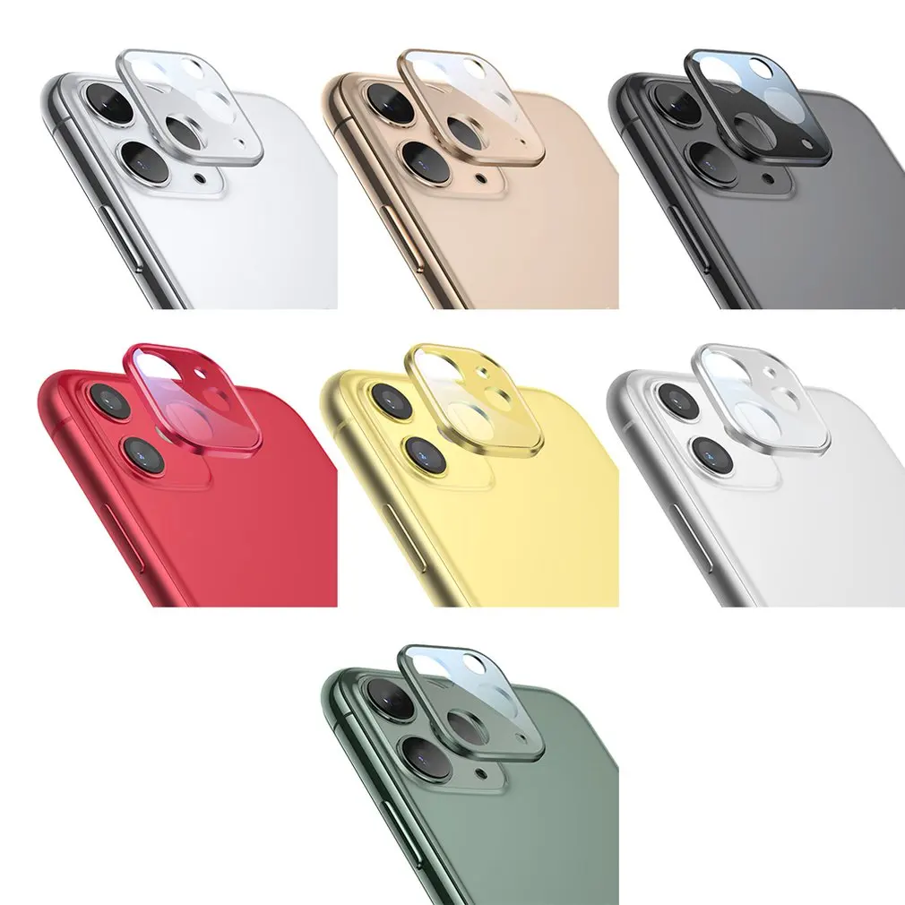 

Mobile Phone Back Camera Lens Tempered Glass Protector Film For iPhone 11 Anti-Blu-ray Camera Lens Cover