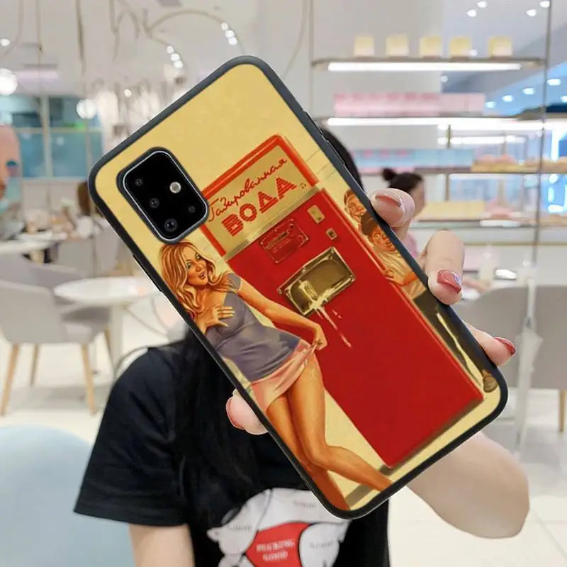 

Sexy Pin-up Girl Phone Case For Samsung S9 10 20Plus Note 7 8 9 10 10plus Pro J8 M30 31