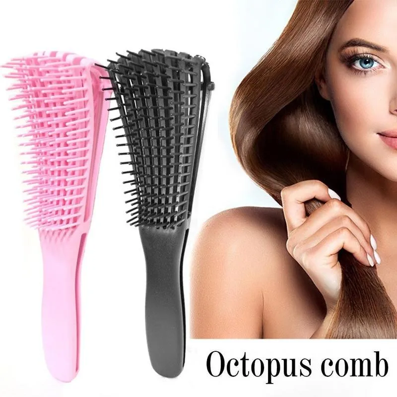 

Detangling Brush Hair Detangler Scalp Comb Wet/dry Natural Curly Knot Professional Salon Hairbrush Hair Anti-tie Hair Brush Z3R9