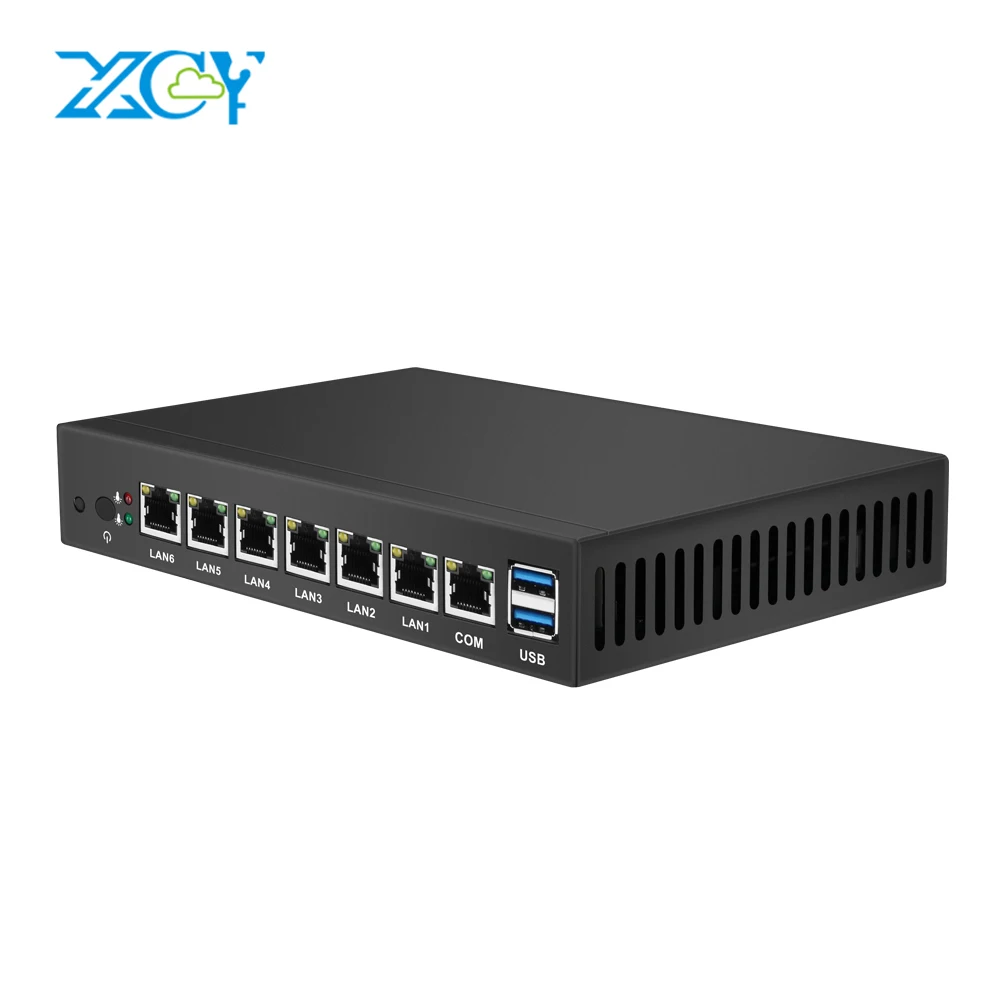 6* LAN Gigabit Ethernet Мини ПК Celeron 1037U двухъядерный мини компьютер Тонкий клиент Сервер Маршрутизатор Pfsense Windows Linux USB3.0