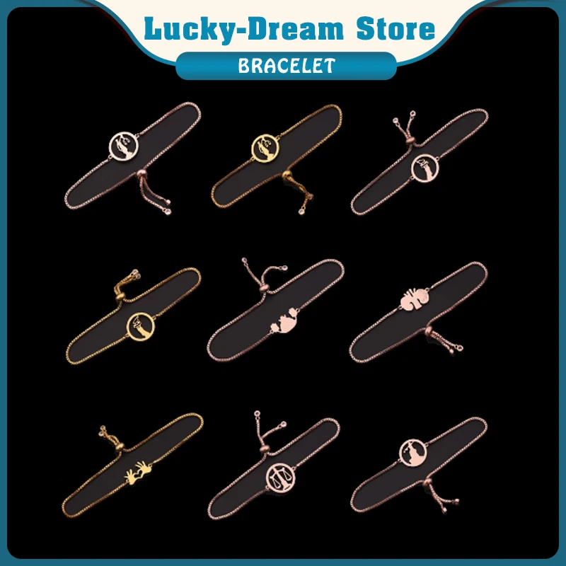 Женский браслет скелет с ножками из нержавеющей стали 18 моделей|Анклеты| |