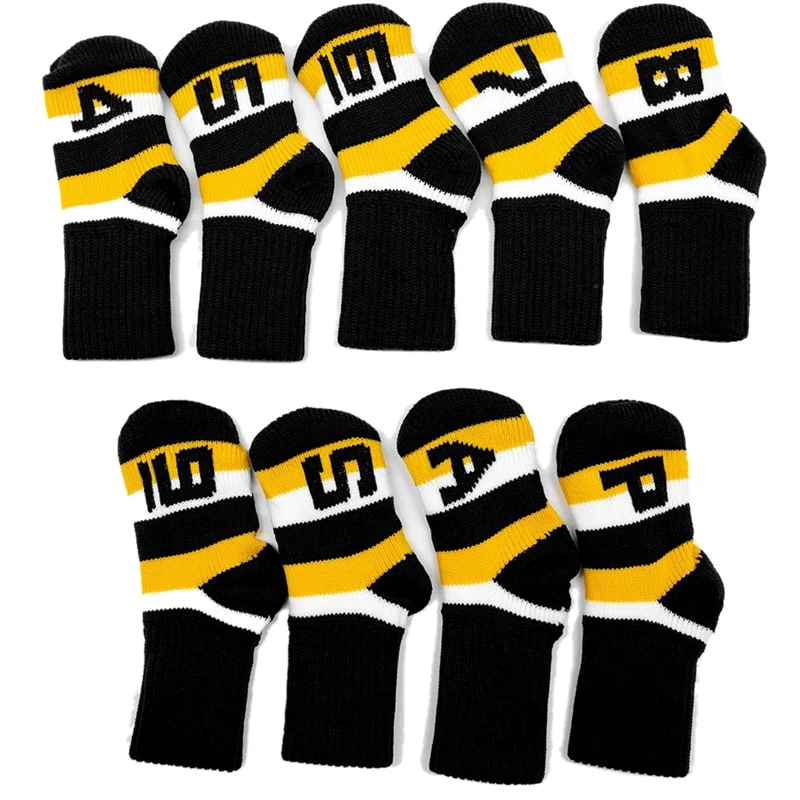 

Golf Iron Covers,Golf Iron Head Covers Knitted Golf Iron Covers Set for Oversized,Standard Size Golf Irons