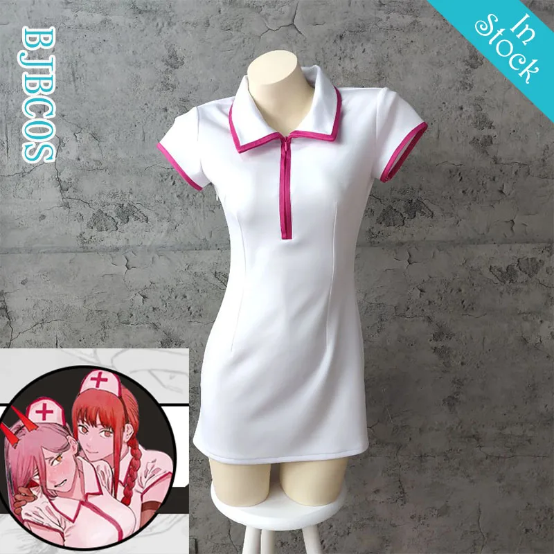 

Chainsaw Man Power Nurse Uniform Cosplay Costume Outfits Halloween Carnival Suit