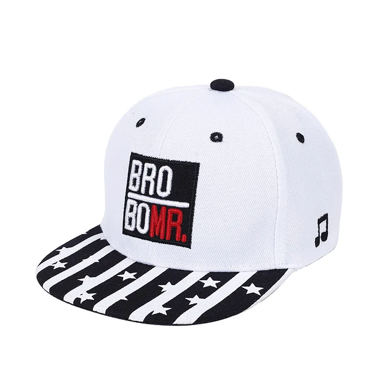 

Unisex 4 Colors Children's Letter Snapback Cap Embroidered Kids Hip Hop Cap Boy And Girl Baseball Cap Sun Hat For Child RA003C