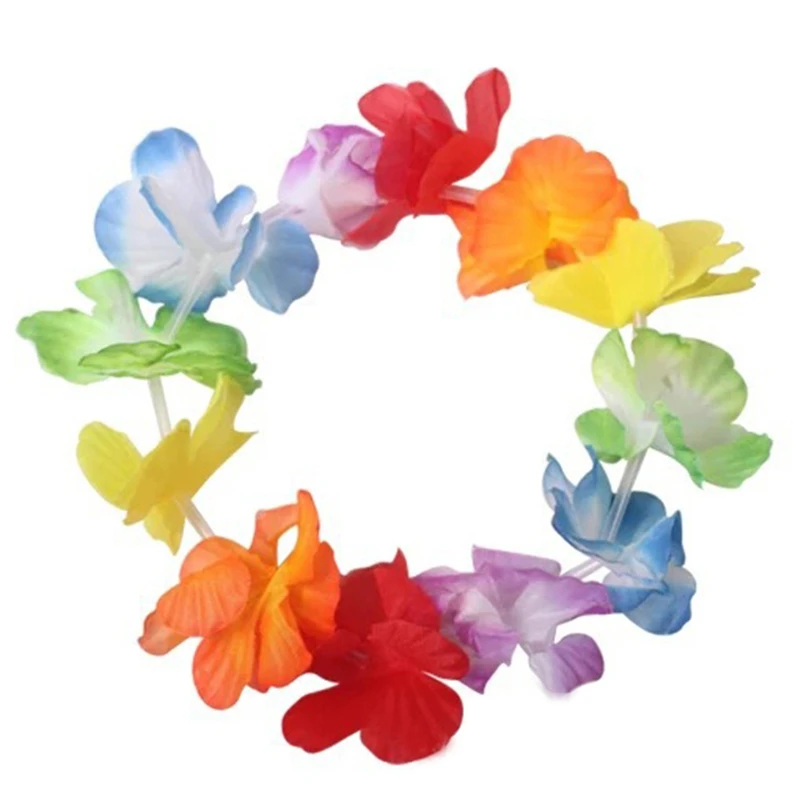 4 шт./компл. украшения для свадебных торжеств Гавайские лепестки Leis Пляжное