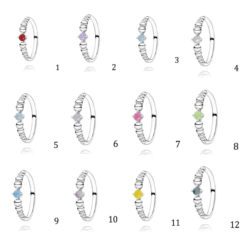 Подарок на день рождения 925 пробы Серебряные кольца проложить камень кольцо