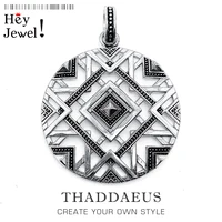 pendant africa ornaments925 sterling silver glam jewelry europe style bijoux necklace accessories gift for soul woman men