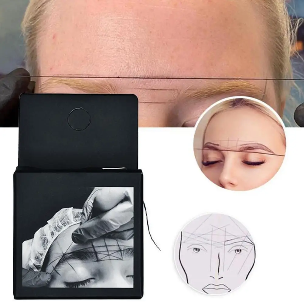 

Microblading Supplies Eyebrow Marker thread Tattoo Mapping Brows String Eyebrow Inked Tattoo Brow Pre 10m Pre-Inked Point H9L5