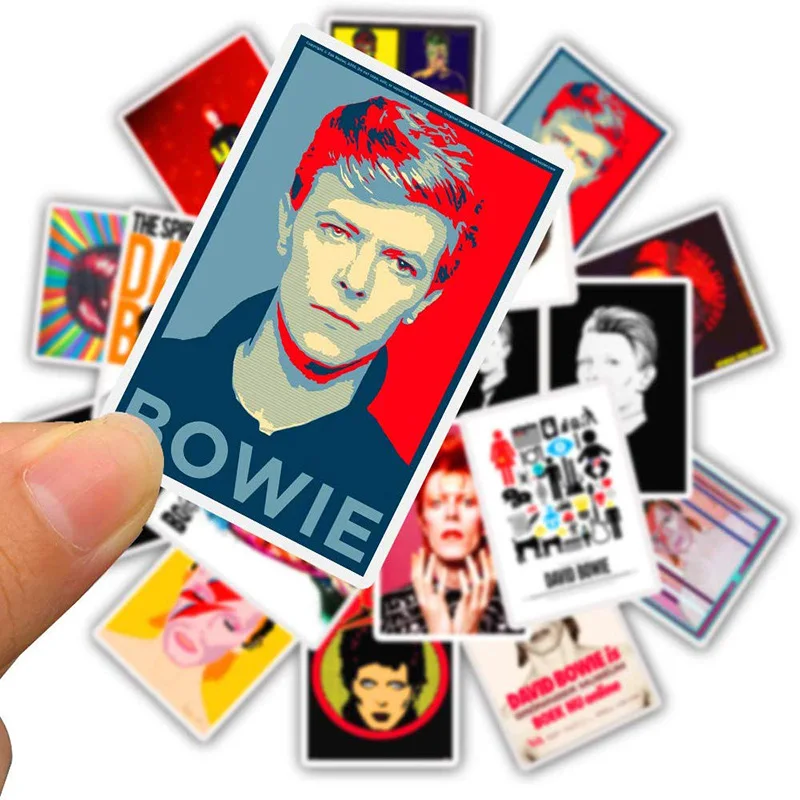 25 шт. рок певица Давид Боуи наклейки украшение дома комнаты Наклейка на стену