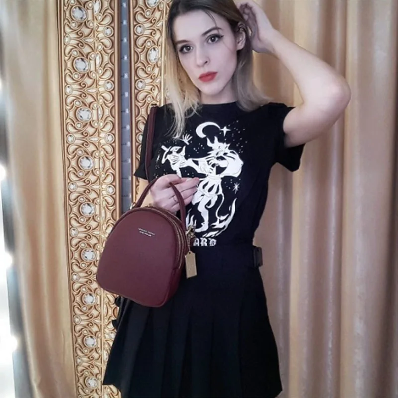 Женский мини-рюкзак из искусственной кожи дамская сумка для книг