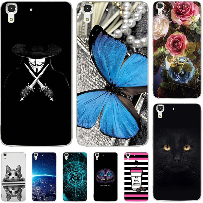 Чехол для телефона Huawei Honor 4A Y6 SCL-L01 SCL-L21 SCL-L04 рельефным мультяшным рисунком чехол с изображением животных, котов чехол Coque сумка для задней панели