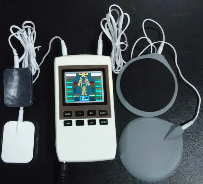 C no retail box biofeedback обезболивающий блок с низкой и средней частотой с красочным экраном, голос, многофункциональный, 10 режимов - Цвет: C no retail box