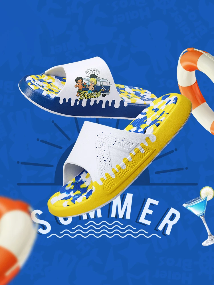 PEAK TAICHI 2020 Summer Men's Clogs Quick Dry Casual Home Woman Slippers Male Garden Shoes Beach Sandals Bathroom Slipper | Спорт и