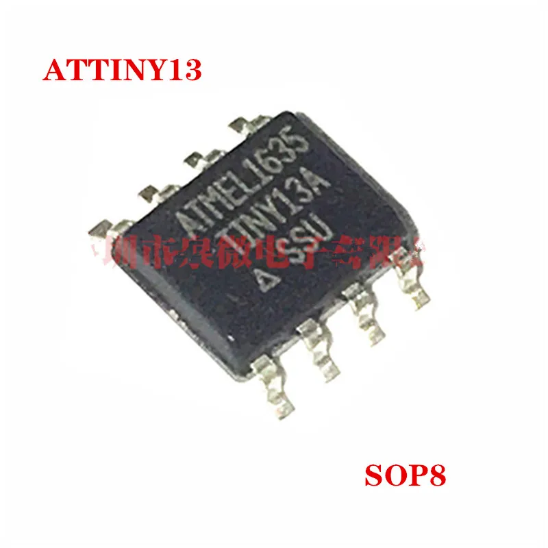 1 шт./лот ATTINY13 ATTINY13A TINY13A SSU SU лапками углублением SOP 8 интегральная