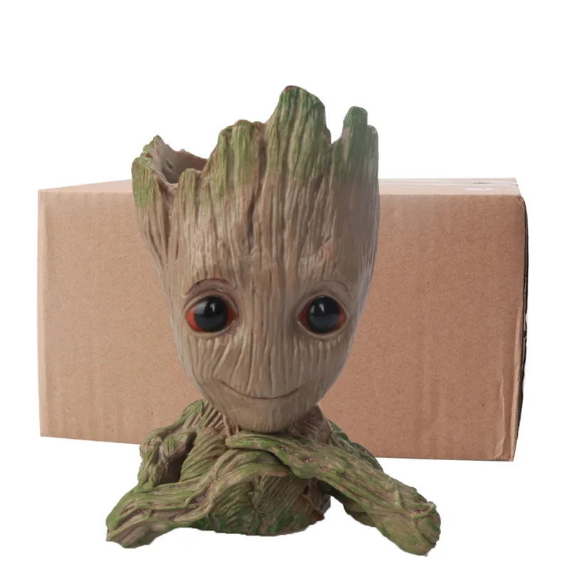 Grut Tree Man Potted Pen Tube ручные игрушки Galaxy Guard креативные анимация кукла|Куклы| |