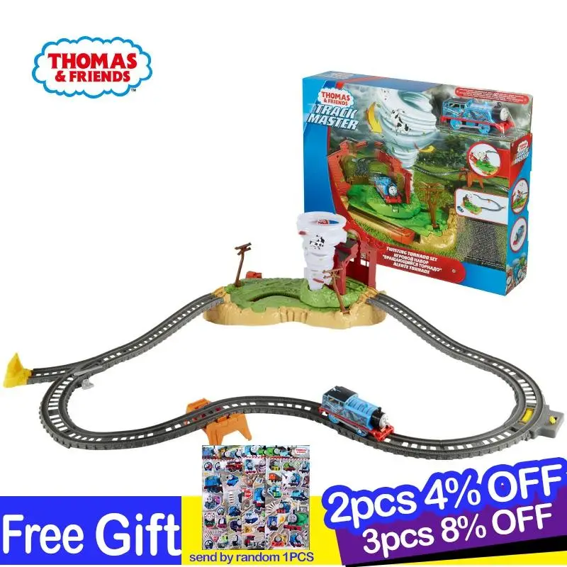 Оригинальный поезд трек Thomas Master скручивающийся набор Торнадо развивающие